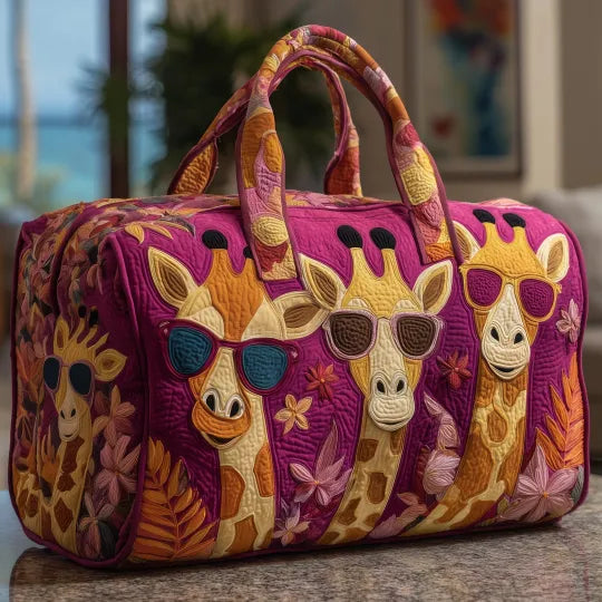 Bolso duffle acolchado — Jirafas Curiosas
