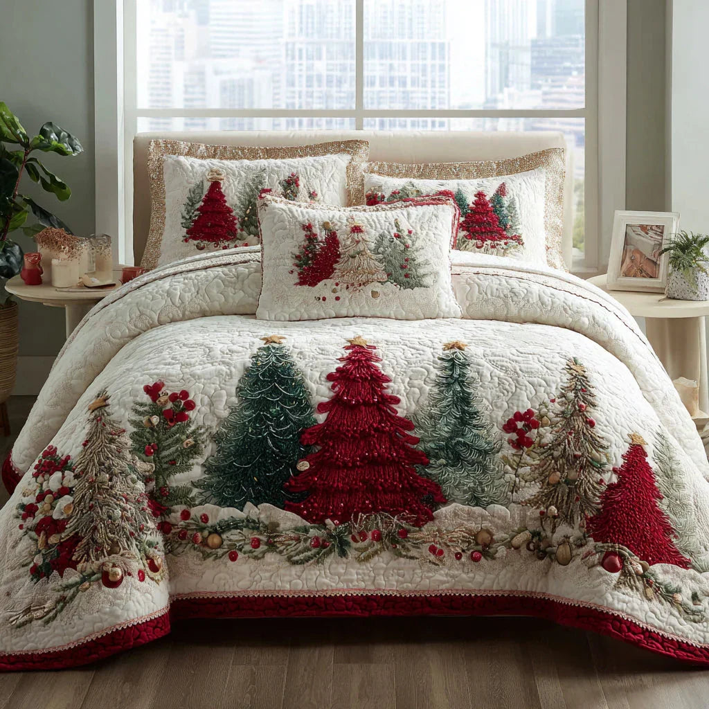 Conjunto de ropa de cama acolchada de 3 piezas — Maravilla Mate
