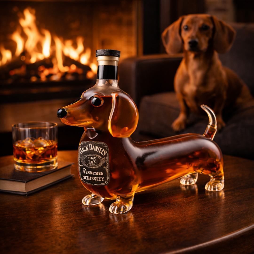 Whisky Jack Daniel's Botella — Edición Dachshund