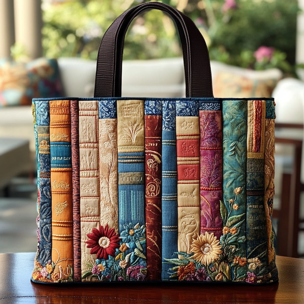 Bolso tote acolchado — Historias que Florecen