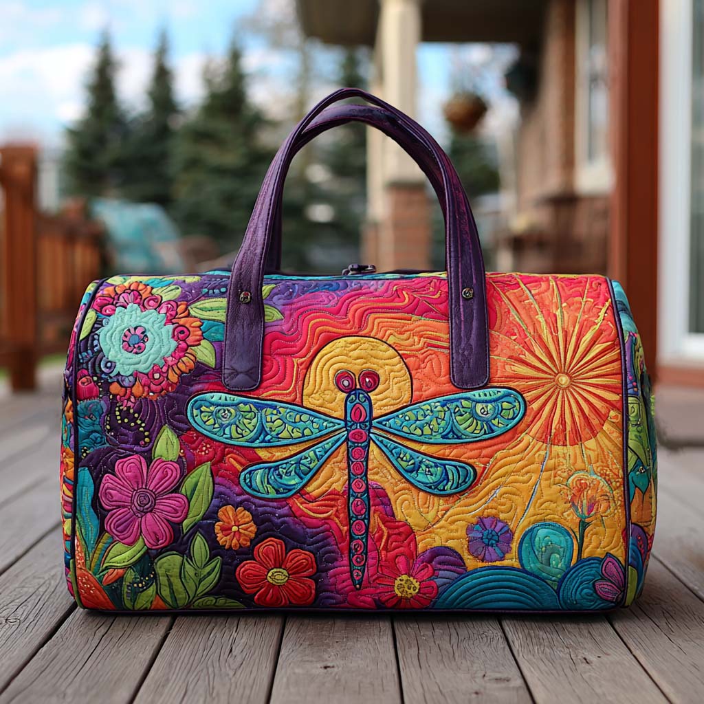 Bolso duffle acolchado — Libélula Estilo Boho