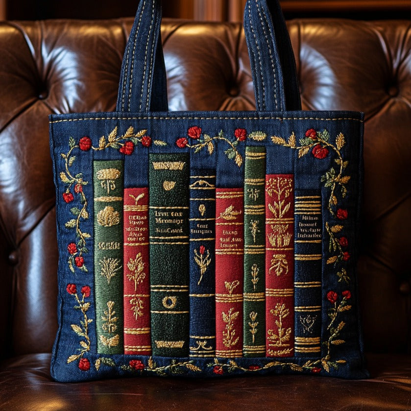 Bolso tote acolchado — Amantes de los Libros