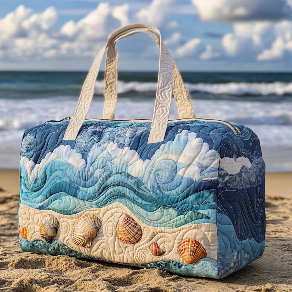 Bolso duffle acolchado — Olas y Caracolas
