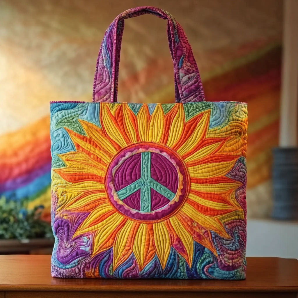 Bolso tote acolchado — Girasol Alma Libre