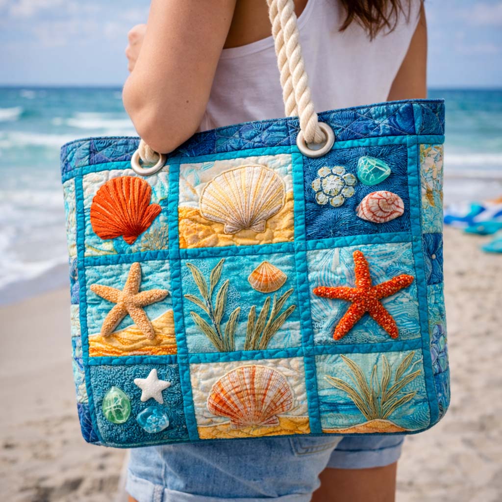 Bolso de playa artesanal — Caracolas de la Playa