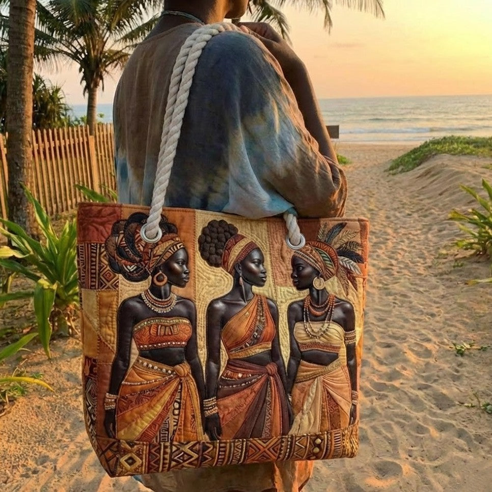 Bolso de playa artesanal — Reinas de Melanina Radiantes