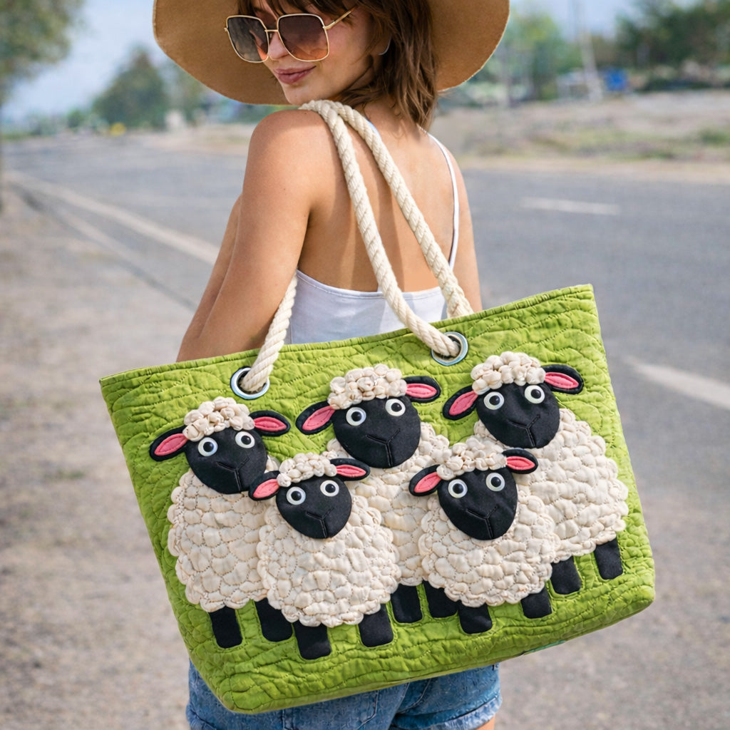 Bolso de playa artesanal — Paraíso de Ovejas