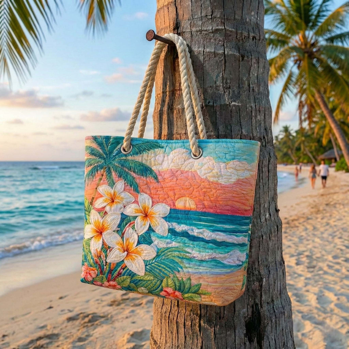 Bolso de playa artesanal — Brisa Tropical