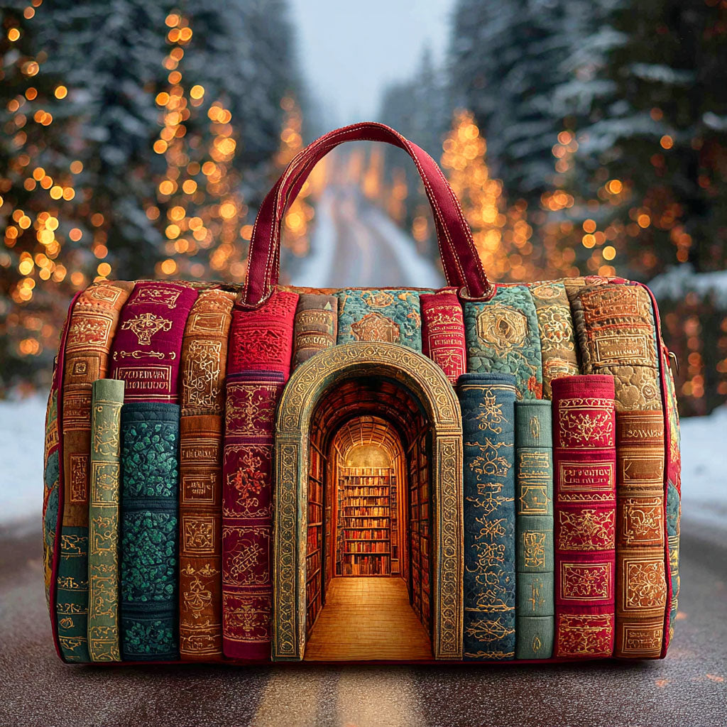 Bolso duffle acolchado — Biblioteca Secreta