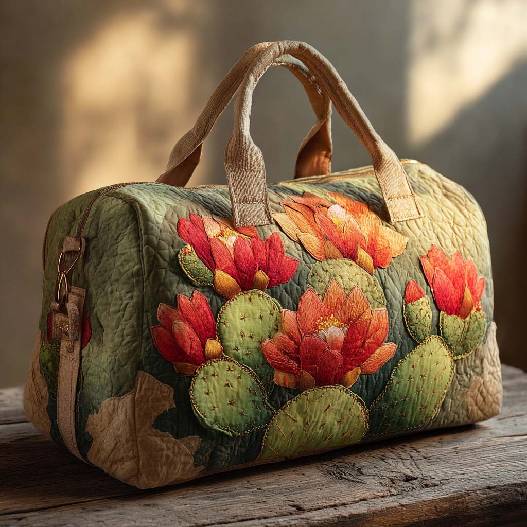 Bolso duffle acolchado — Cactus en Flor