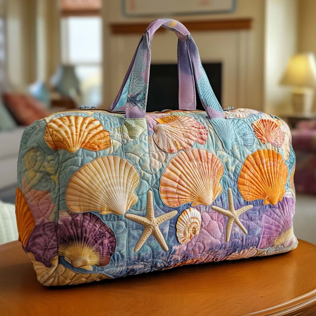 Bolso duffle acolchado — Caracolas y Estrella de Mar