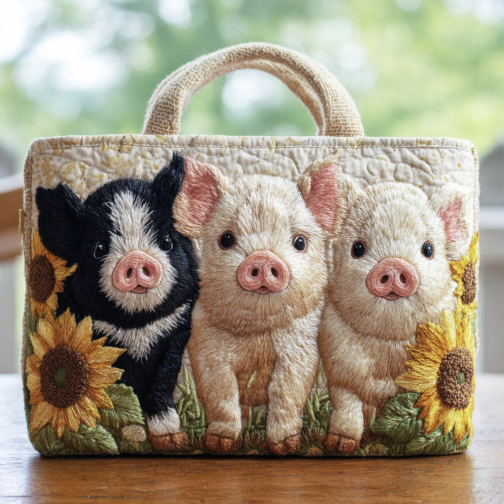 Bolso tote acolchado — Tres Chanchitos
