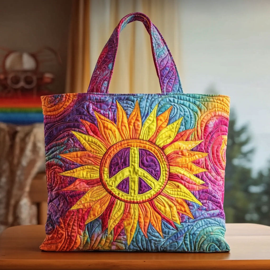Bolso tote acolchado — Girasol al Sol