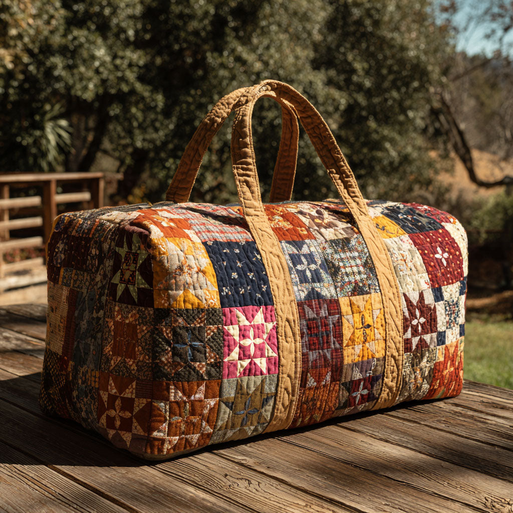 Bolso duffle acolchado — Retazos de Colores