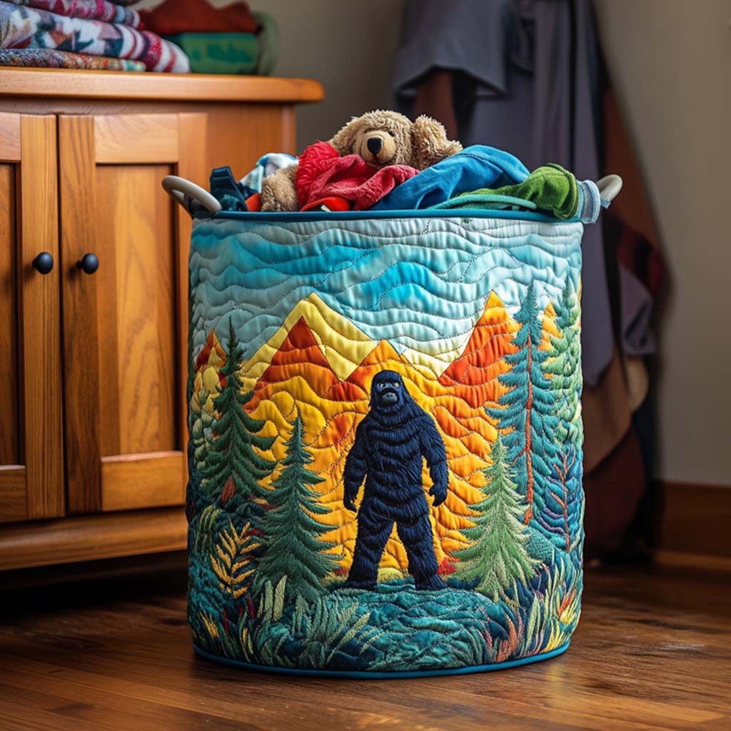 Canasto de ropa acolchado — Sendero del Yeti