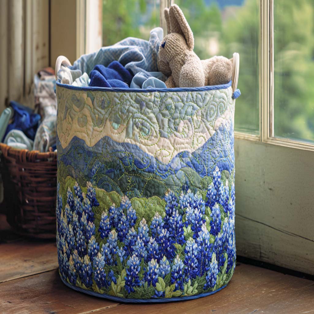 Canasto de ropa acolchado — Primavera de Texas