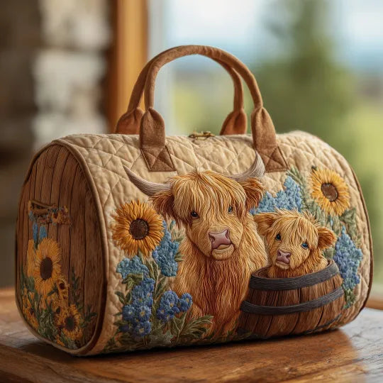 Bolso duffle acolchado — Vaca Escocesa