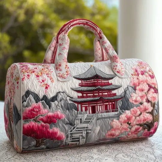 Bolso duffle acolchado — Inspiración Japonesa