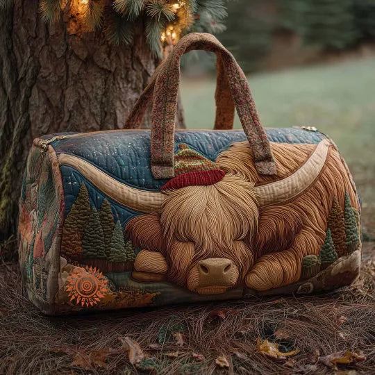 Bolso duffle acolchado — Vaca de Granja
