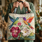 Cartera Tote Acolchada de Colibrí