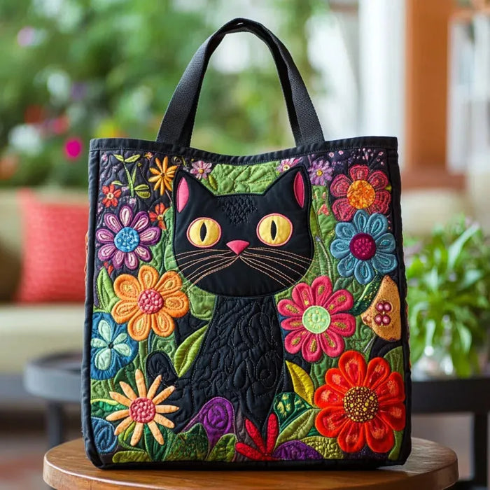 Cartera acolchada — Gato Negro Encantado