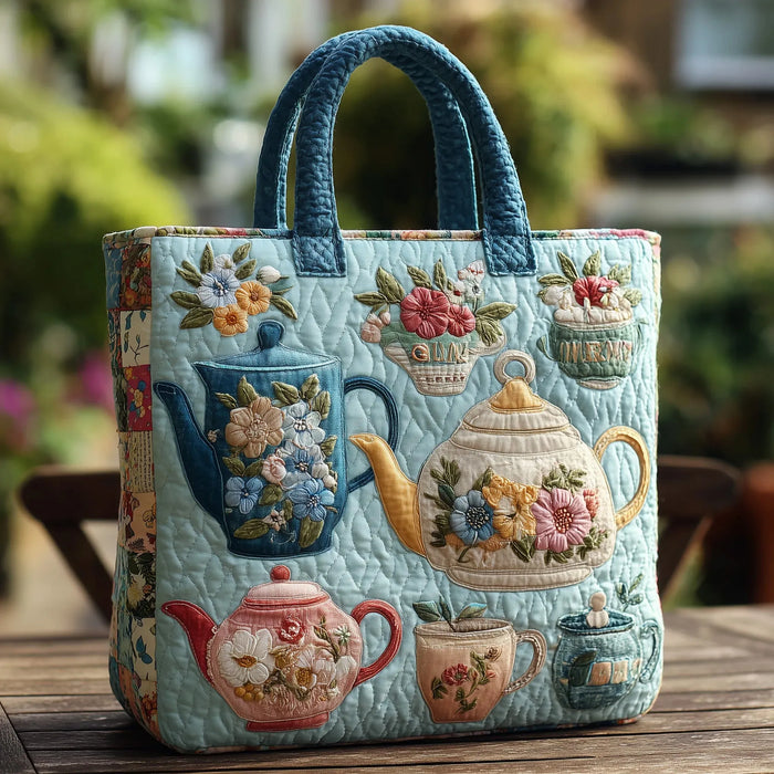 Cartera acolchada — Motivo Floral