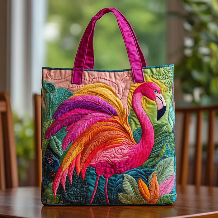 Cartera acolchada — Flamant Arcoíris