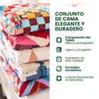Conjunto de ropa de cama acolchada de 3 piezas — Refugio de Aves