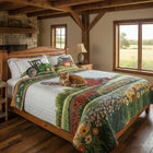 Conjunto de ropa de cama acolchada de 3 piezas — Granja Feliz