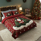 Conjunto de ropa de cama acolchada de 3 piezas — El Mundo de la Oficina de Papá Noel