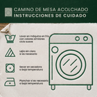 Camino de mesa acolchado — Magnolia Tranquila