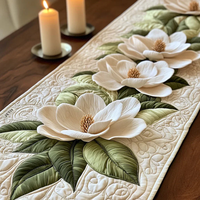 Camino de mesa acolchado — Gracia en Flor