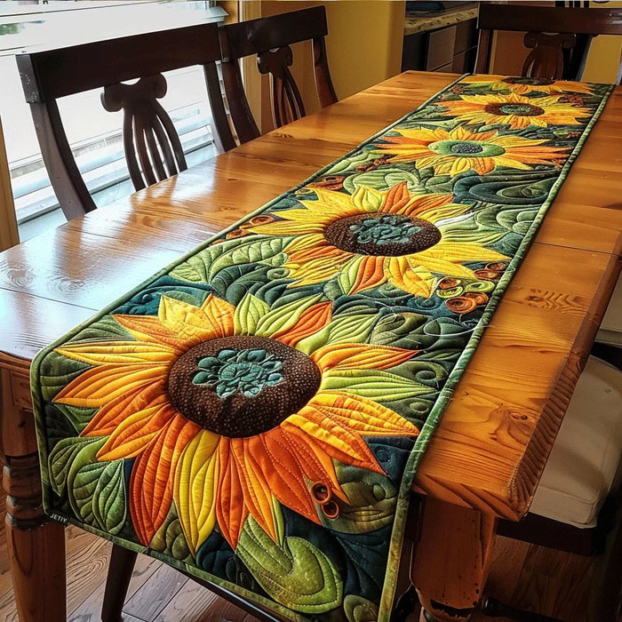 Camino de mesa acolchado — Jardín de Girasoles Artístico
