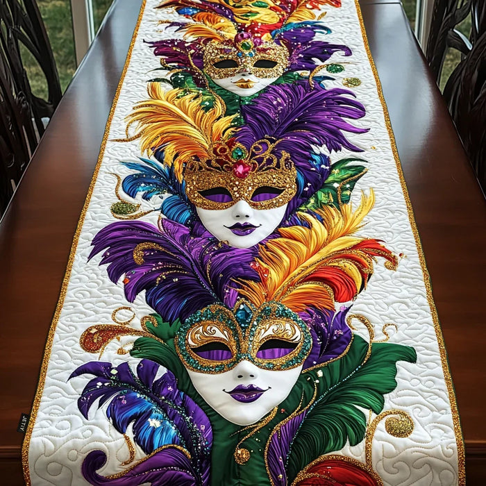 Camino de mesa acolchado — Festival de las Flores