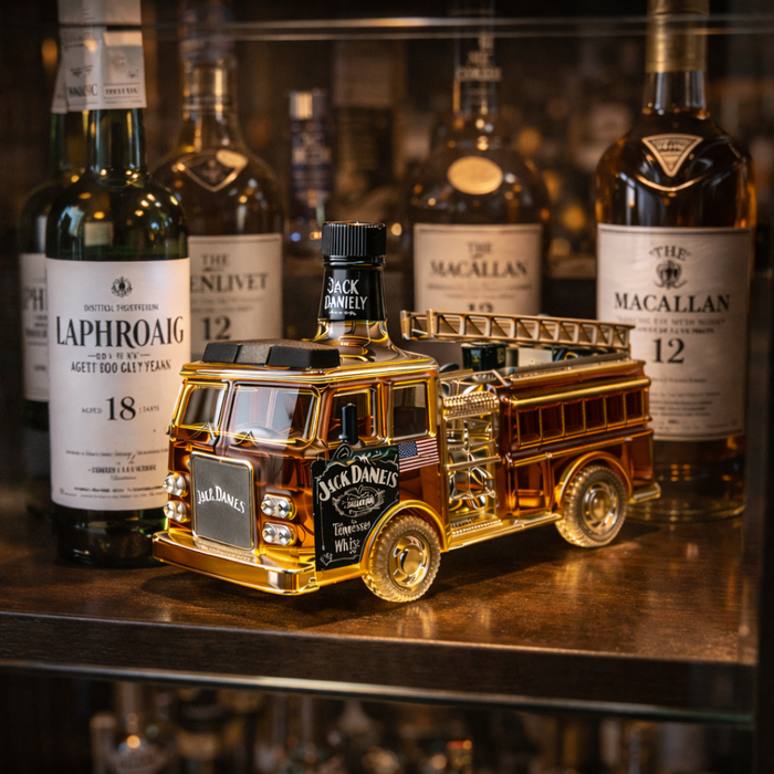 Botella de whisky Jack Daniel's — Edición Bomberos