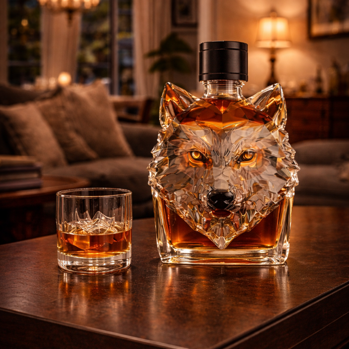 Botella de Whisky — Edición Lobo