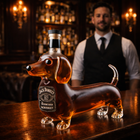 Whisky Jack Daniel's Botella — Edición Dachshund