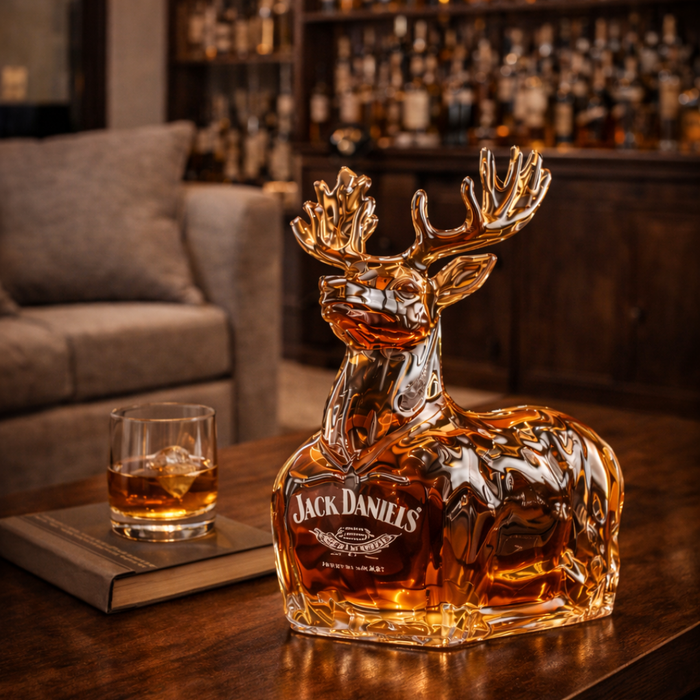 Whisky Jack Daniel's Botella — Edición Muñeco de Nieve