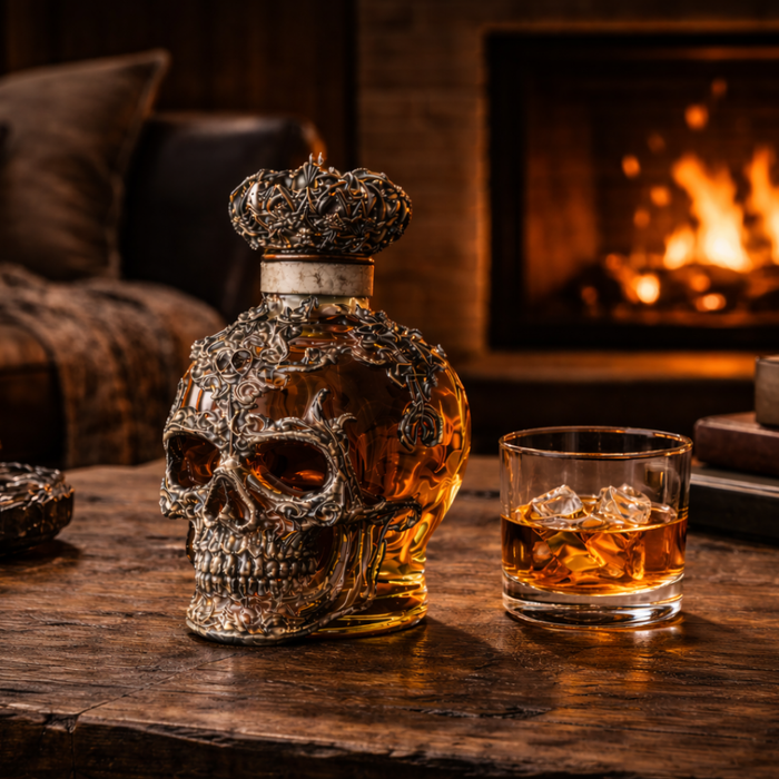 Botella de Whisky — Edición Calavera