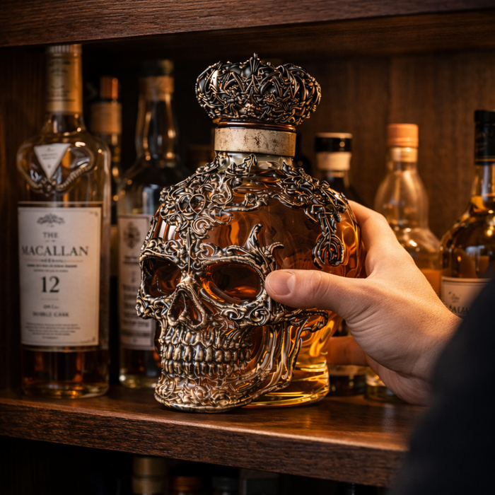 Botella de Whisky — Edición Calavera