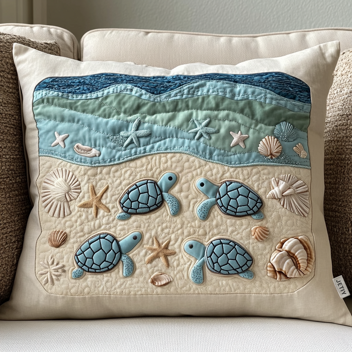 Funda de Almohada Acolchada Ocean Waves