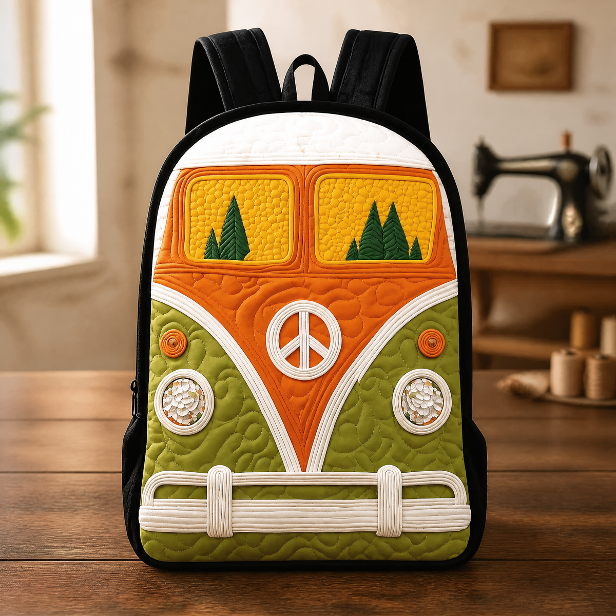 Mochila acolchada — Símbolo de la paz