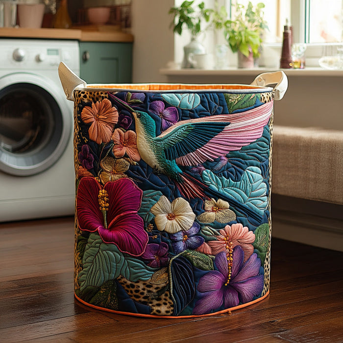 Canasto de ropa acolchado — Colibrí Antiguo