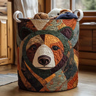 Canasto de ropa acolchado — Oso