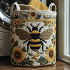 Canasto de ropa acolchado — Abeja Radiante