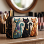 Neceser acolchado — Brillo Gatuno