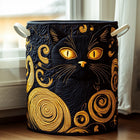 Canasto de ropa acolchado — Gato