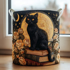 Canasto de ropa acolchado — Gato