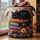 Canasto de ropa acolchado — Gato