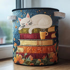 Canasto de ropa acolchado — Gato